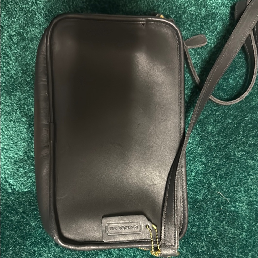 Coach Black Toiletry Bag with Minimalist Elegance